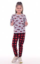 Пижама подростковая 12-085 (красный)